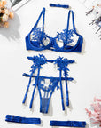Hollow Steel Support Sexy Lingerie (One Set)